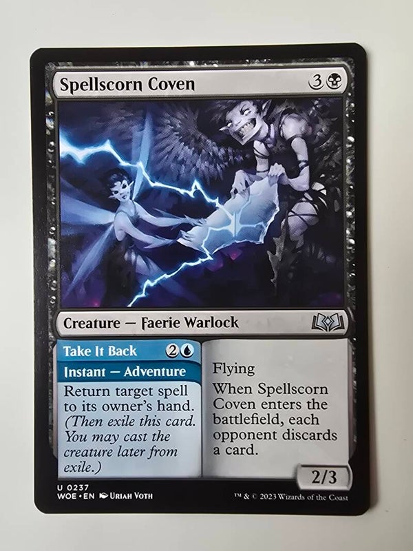 SPELLSCORN COVEN (WOE) (U 0237) (MTG) (TRADING CARD)