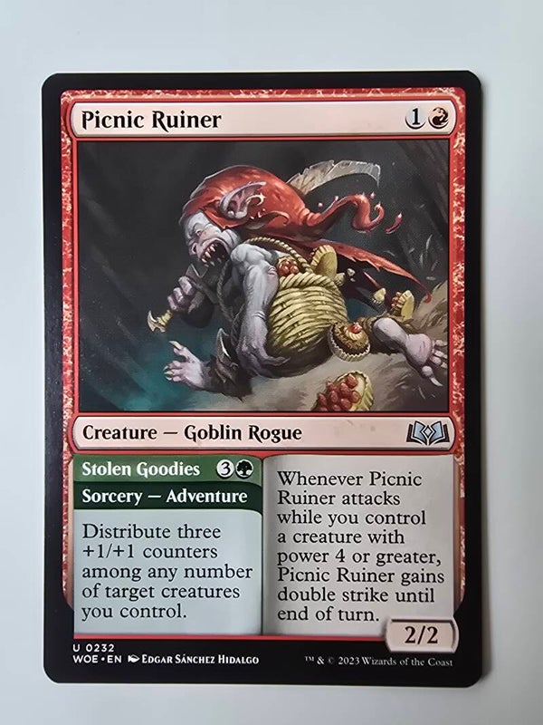 PICNIC RUINER (WOE) (U 0232) (MTG) (TRADING CARD)