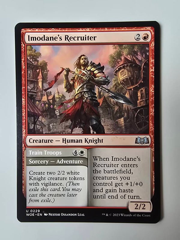 IMODANE'S RECRUITER (WOE) (U 0229) (MTG) (TRADING CARD)