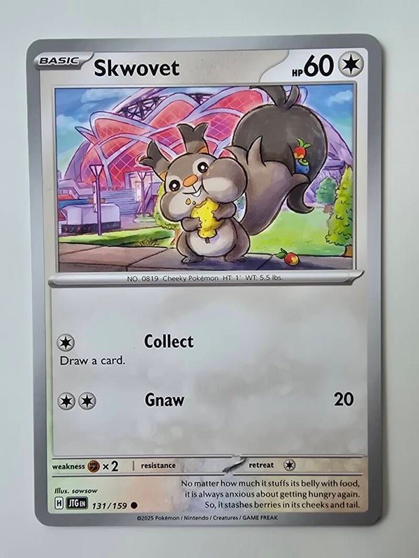 SKWOVET (JOURNEY TOGETHER 131/159) (POKÉMON) (TRADING CARD)
