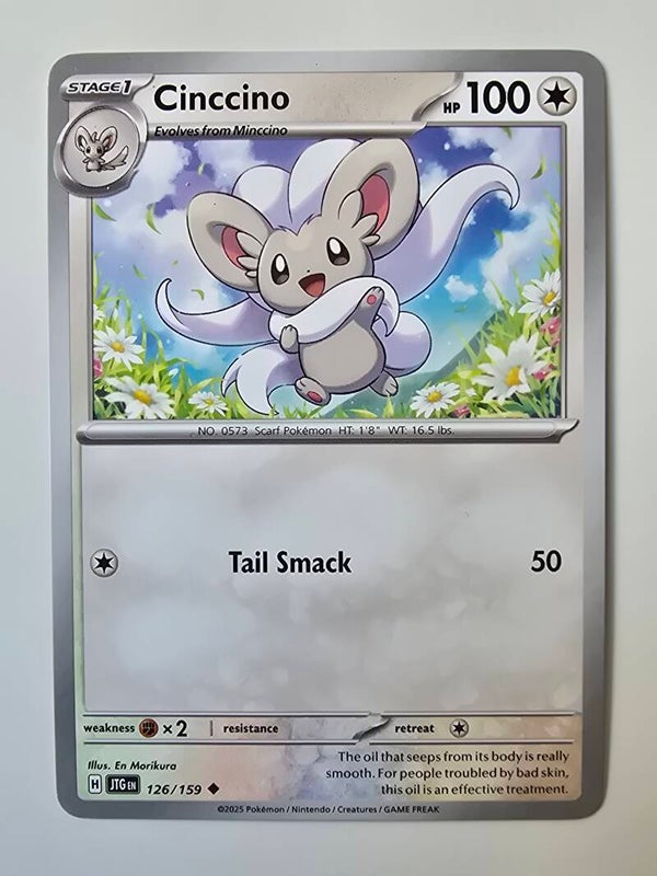 CINCCINO (JOURNEY TOGETHER 126/159) (POKÉMON) (TRADING CARD)