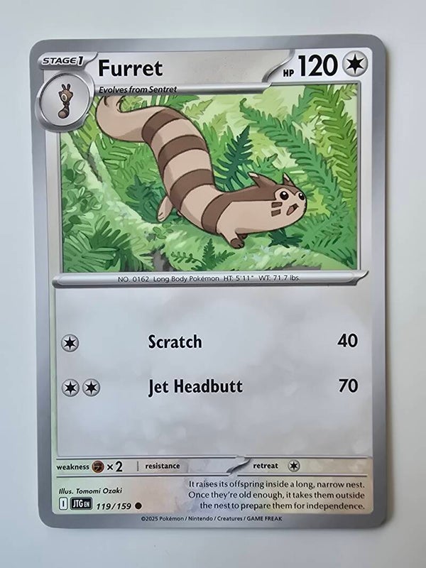 FURRET (JOURNEY TOGETHER 119/159) (POKÉMON) (TRADING CARD)