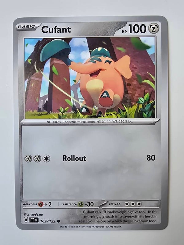 CUFANT (JOURNEY TOGETHER 109/159) (POKÉMON) (TRADING CARD)