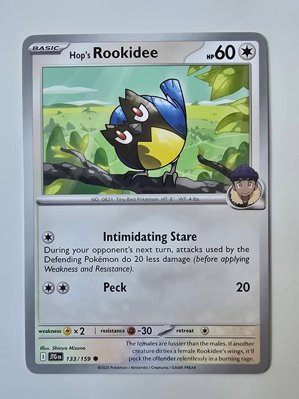 HOP'S ROOKIDEE (JOURNEY TOGETHER 133/159) (POKÉMON) (TRADING CARD)