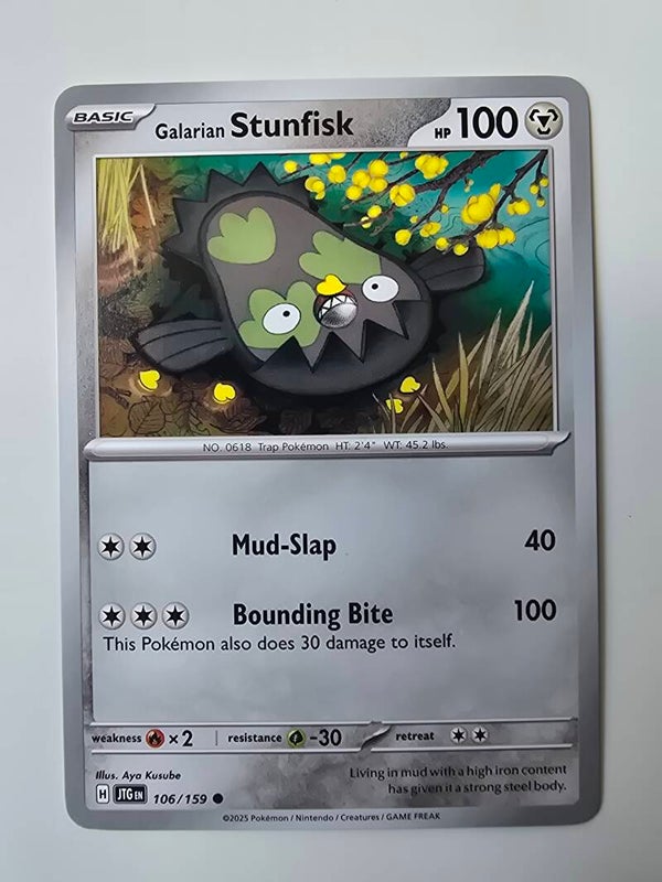 GALARIAN STUNFISK (JOURNEY TOGETHER 106/159) (POKÉMON) (TRADING CARD)