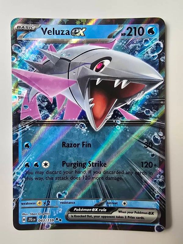 VELUZA EX (JOURNEY TOGETHER 043/159) (POKÉMON) (TRADING CARD)