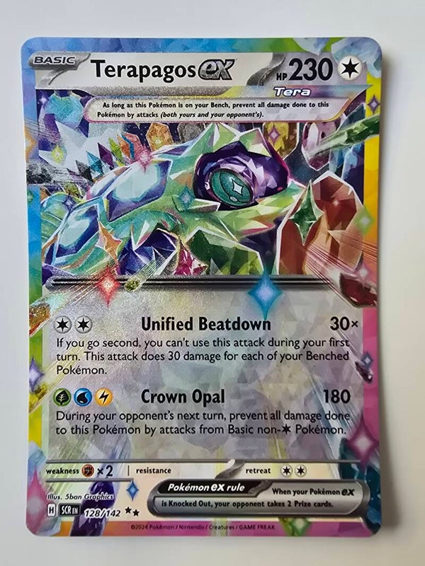 TERAPAGOS EX (STELLAR CROWN 128/142) (POKÉMON) (TRADING CARD)