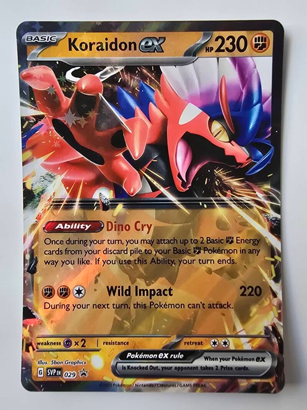 KORAIDON EX (SCARLET & VIOLET PROMOS SVP 029) (POKÉMON) (TRADING CARD)