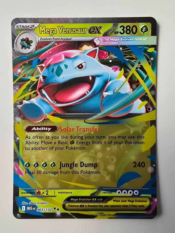 MEGA VENUSAUR EX (MEGA EVOLUTION 003/132) (POKÉMON) (TRADING CARD)