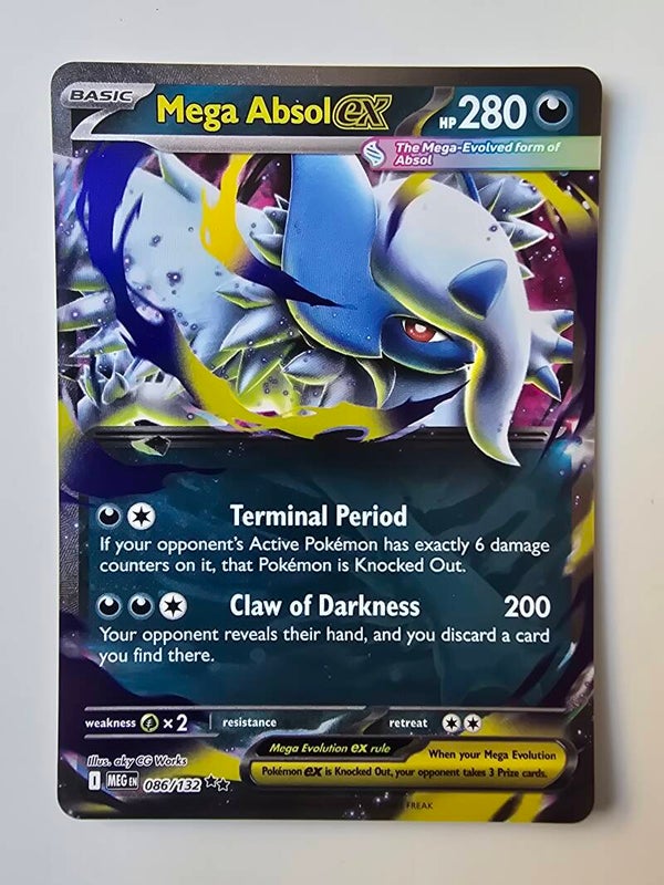 MEGA ABSOL EX (MEGA EVOLUTION 086/132) (POKÉMON) (TRADING CARD)