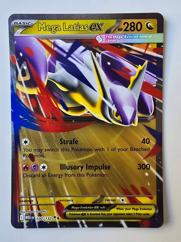 MEGA LATIAS EX (MEGA EVOLUTION 100/132) (POKÉMON) (TRADING CARD)
