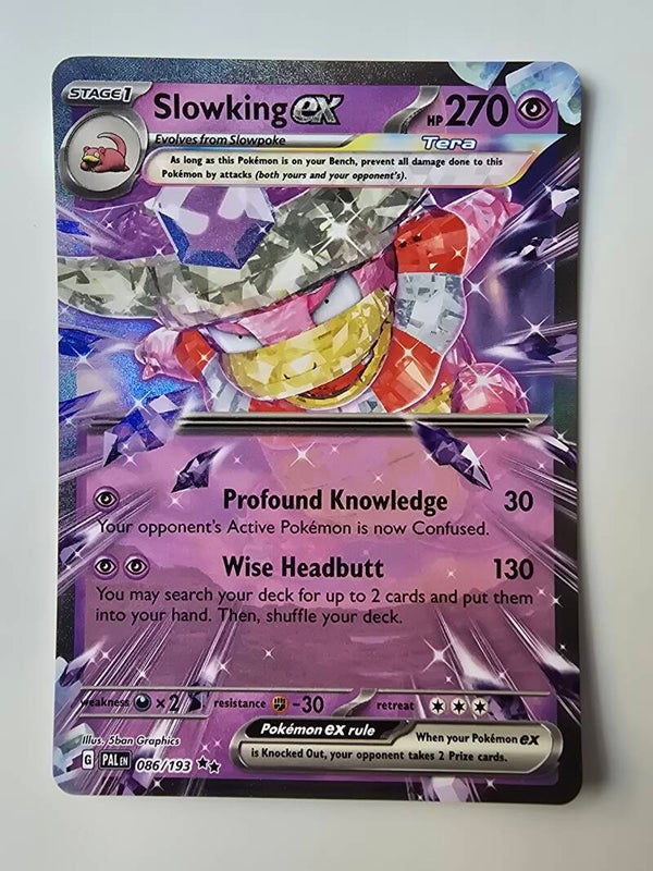 SLOWKING EX (PALDEA EVOLVED 086/193) (POKÉMON) (TRADING CARD)