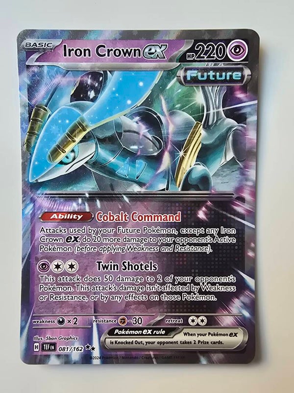IRON CROWN EX (TEMPORAL FORCES 081/162) (POKÉMON) (TRADING CARD)