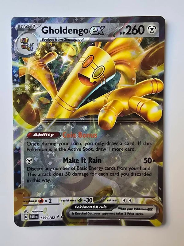 GHOLDENGO EX (PARADOX RIFT 139/182) (POKÉMON) (TRADING CARD)