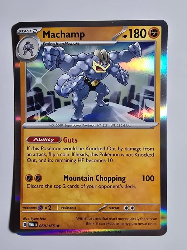 MACHAMP (POKÉMON 151 068/165) (HOLO) (POKÉMON) (TRADING CARD)