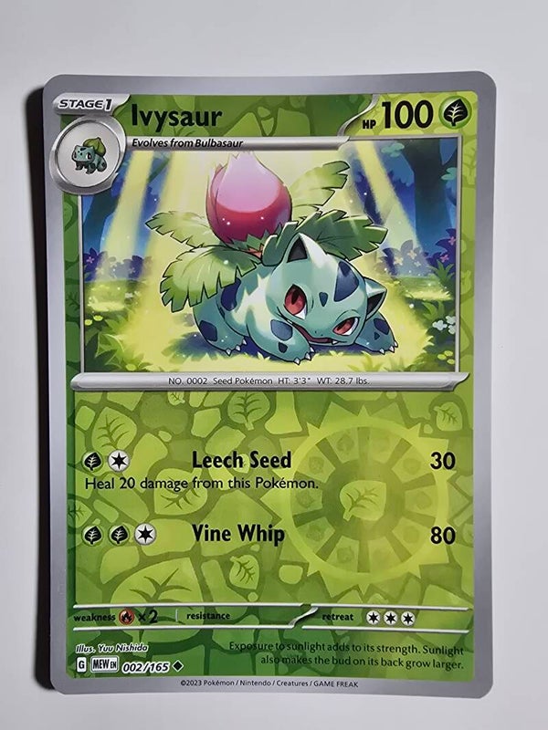 IVYSAUR (POKÉMON 151 002/165) (REVERSE HOLO) (POKÉMON) (TRADING CARD)