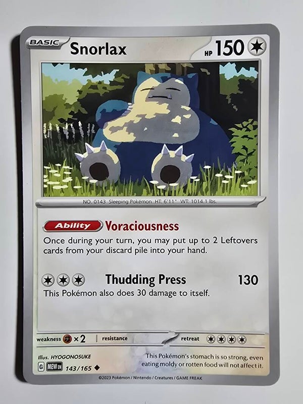 SNORLAX (POKÉMON 151 143/165) (POKÉMON) (TRADING CARD)