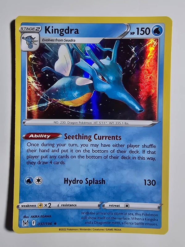 KINGDRA (LOST ORIGIN 037/196) (HOLO) (POKÉMON) (TRADING CARD)