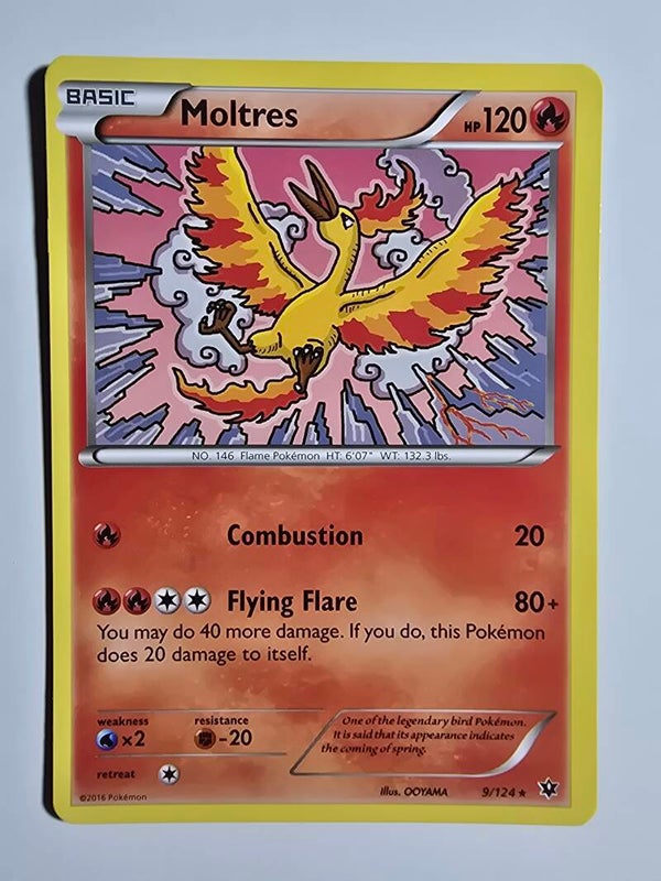 MOLTRES (FATES COLLIDE 9/124) (POKÉMON) (TRADING CARD)
