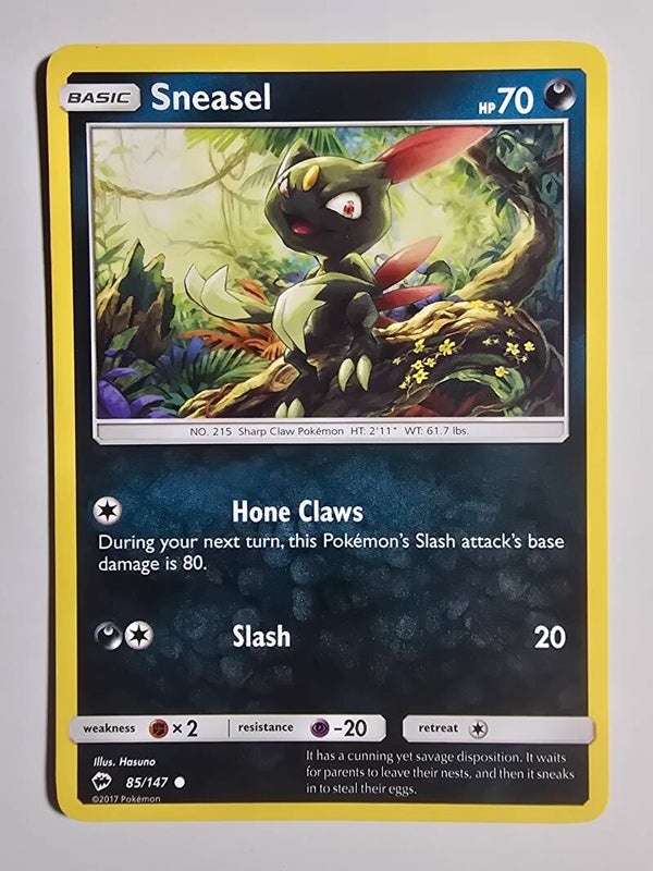 SNEASEL (BURNING SHADOWS 85/147) (POKÉMON) (TRADING CARD)