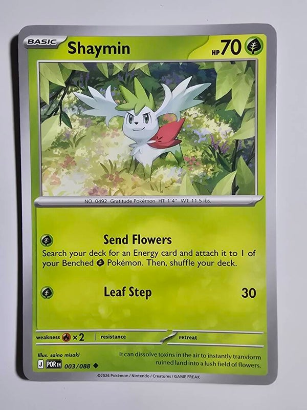 SHAYMIN (PERFECT ORDER 003/088) (POKÉMON) (TRADING CARD)