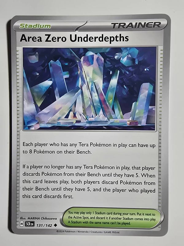 AREA ZERO UNDERDEPTHS (STELLAR CROWN 131/142) (POKÉMON) (TRADING CARD)