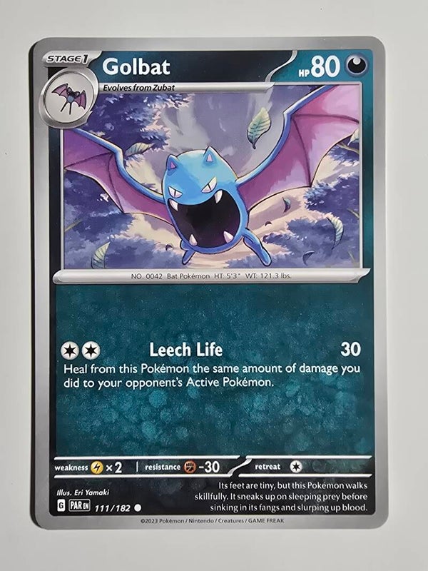 GOLBAT (PARADOX RIFT 111/182) (POKÉMON) (TRADING CARD)