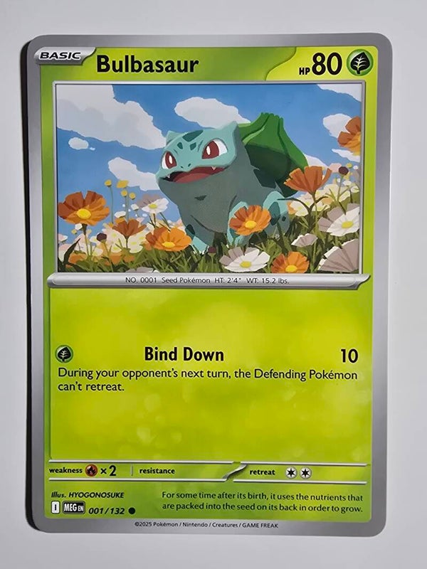 BULBASAUR (MEGA EVOLUTION 001/132) (POKÉMON) (TRADING CARD)