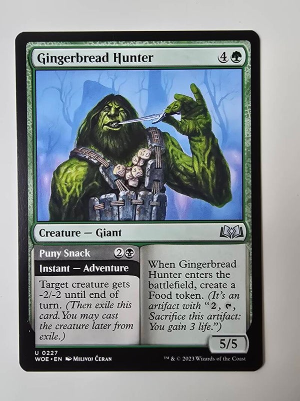 GINGERBREAD HUNTER (WOE) (U 0227) (MTG) (TRADING CARD)