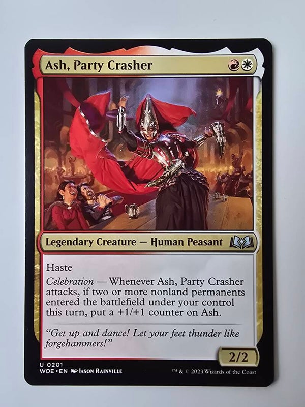 ASH, PARTY CRASHER (WOE) (U 0201) (MTG) (TRADING CARD)