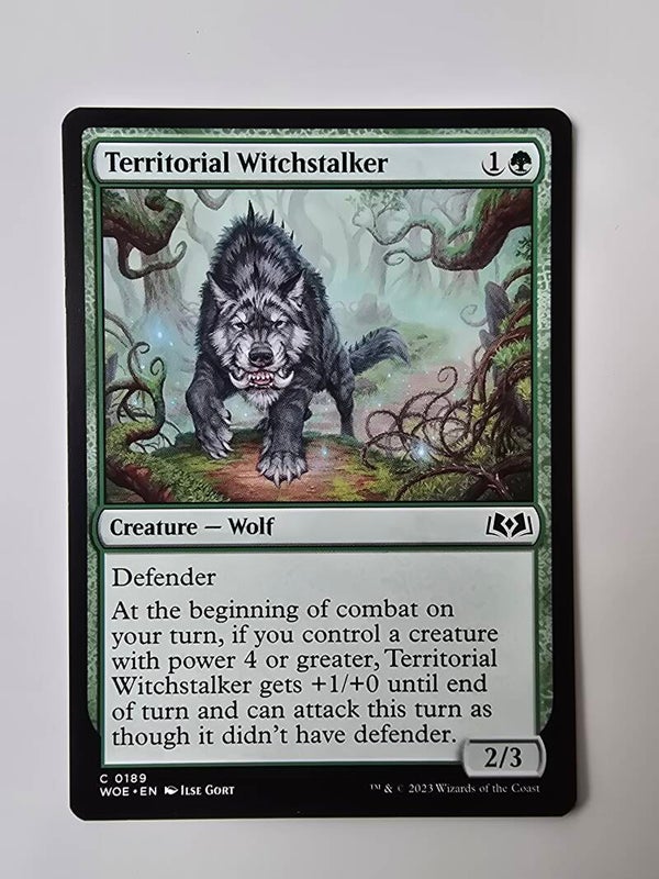 TERRITORIAL WITCHSTALKER (WOE) (C 0189) (MTG) (TRADING CARD)