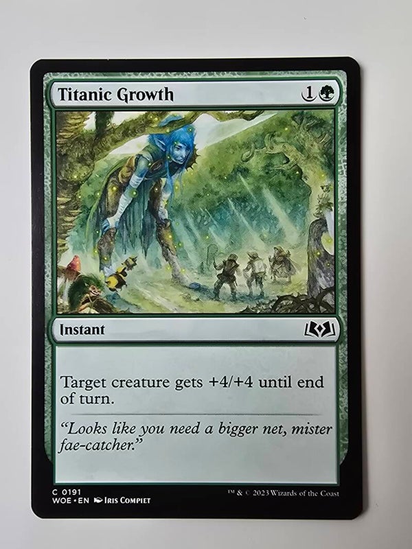 TITANIC GROWTH (WOE) (C 0191) (MTG) (TRADING CARD)
