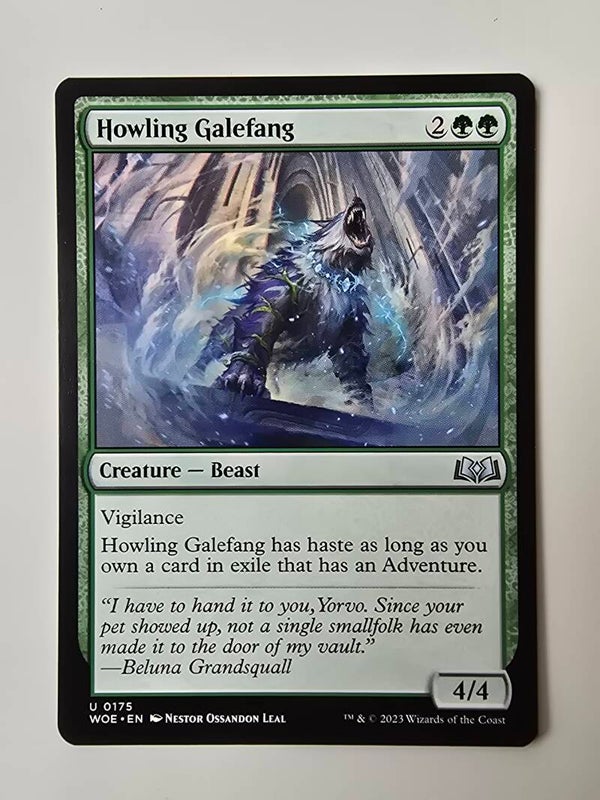 HOWLING GALEFANG (WOE) (U 0175) (MTG) (TRADING CARD)