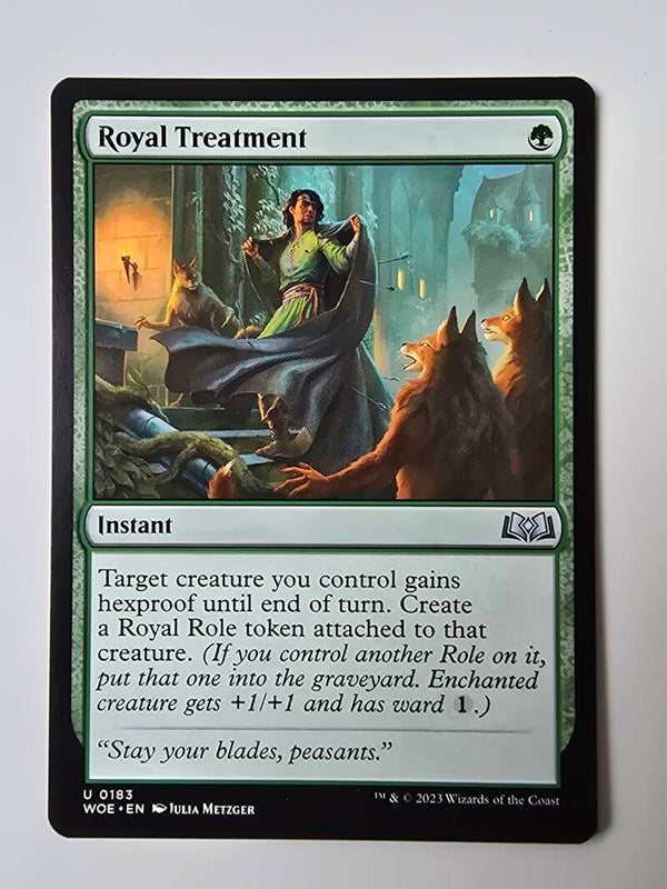 ROYAL TREATMENT (WOE) (U 0183) (MTG) (TRADING CARD)