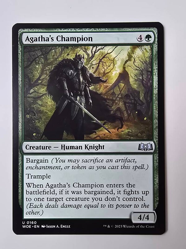AGATHA'S CHAMPION (WOE) (U 0160) (MTG) (TRADING CARD)