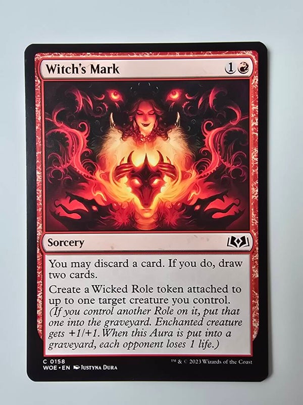 WITCH'S MARK (WOE) (C 0158) (MTG) (TRADING CARD)