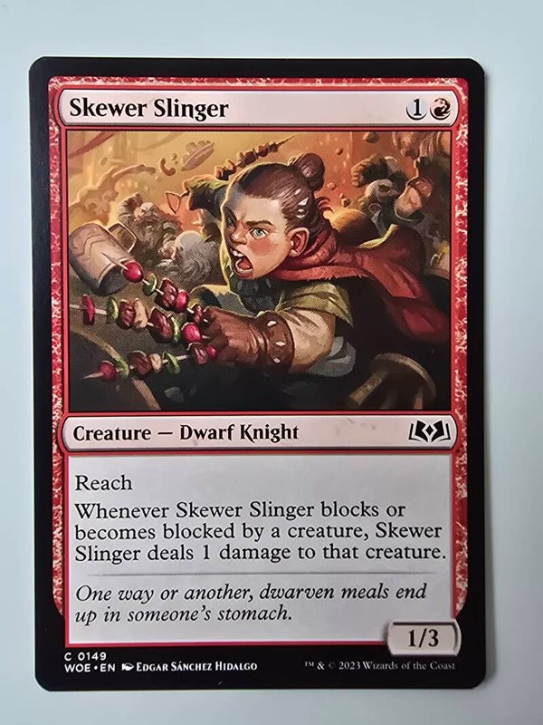 SKEWER SLINGER (WOE) (C 0149) (MTG) (TRADING CARD)