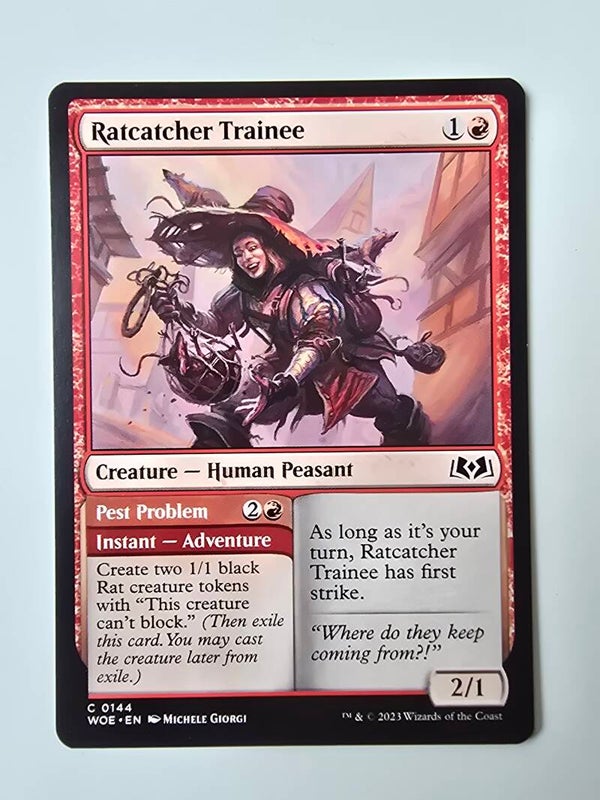 RATCATCHER TRAINEE (WOE) (C 0144) (MTG) (TRADING CARD)