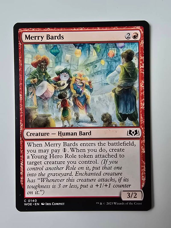 MERRY BARDS (WOE) (C 0140) (MTG) (TRADING CARD)