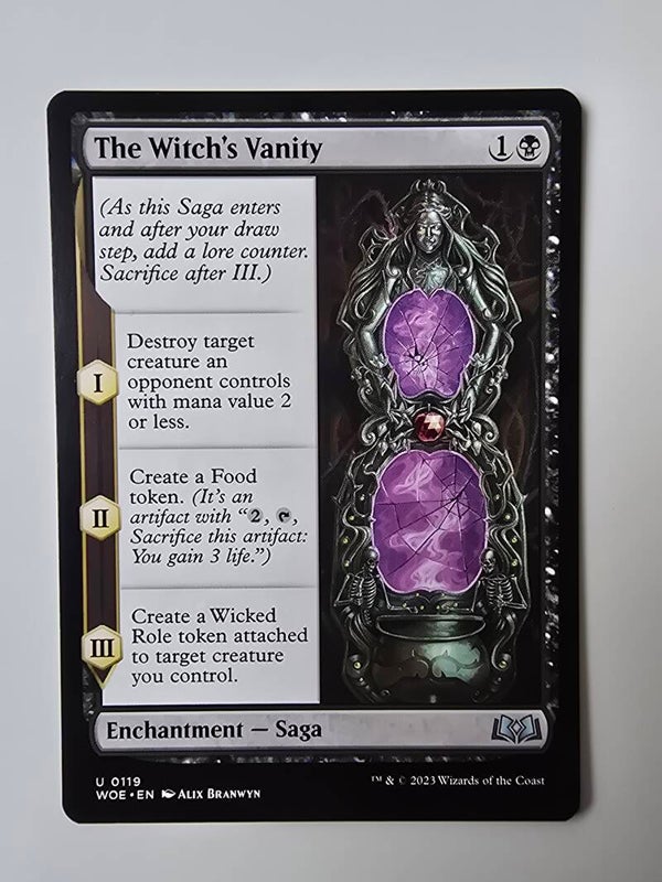THE WITCH'S VANITY (WOE) (U 0119) (MTG) (TRADING CARD)