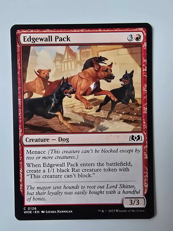 EDGEWALL PACK (WOE) (C 0126) (MTG) (TRADING CARD)