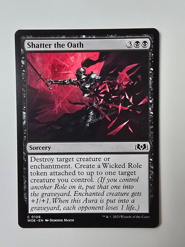 SHATTER THE OATH (WOE) (C 0106) (MTG) (TRADING CARD)