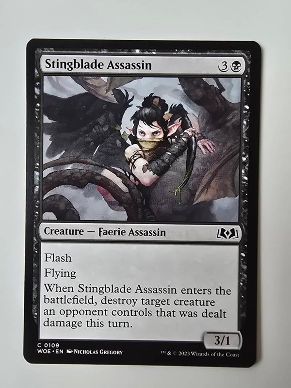 STINGBLADE ASSASSIN (WOE) (C 0109) (MTG) (TRADING CARD)
