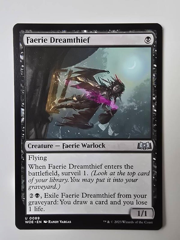 FAERIE DREAMTHIEF (WOE) (U 0089) (MTG) (TRADING CARD)