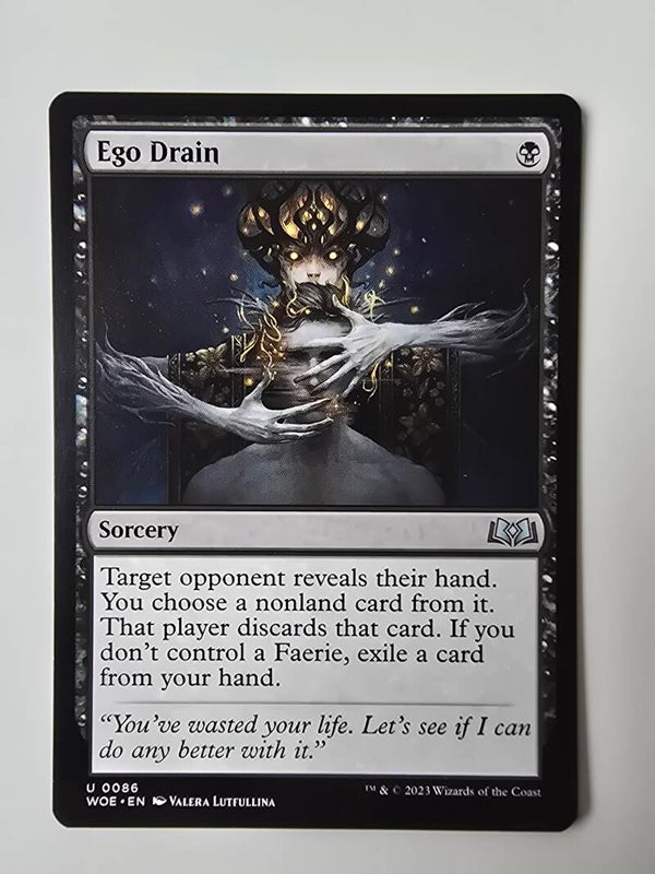 EGO DRAIN (WOE) (U 0086) (MTG) (TRADING CARD)