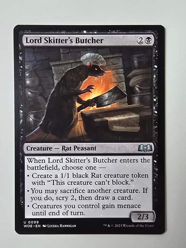 LORD SKITTER'S BUTCHER (WOE) (U 0099) (MTG) (TRADING CARD)