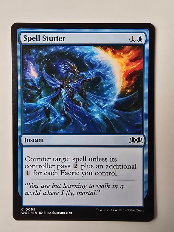SPELL STUTTER (WOE) (C 0069) (MTG) (TRADING CARD)