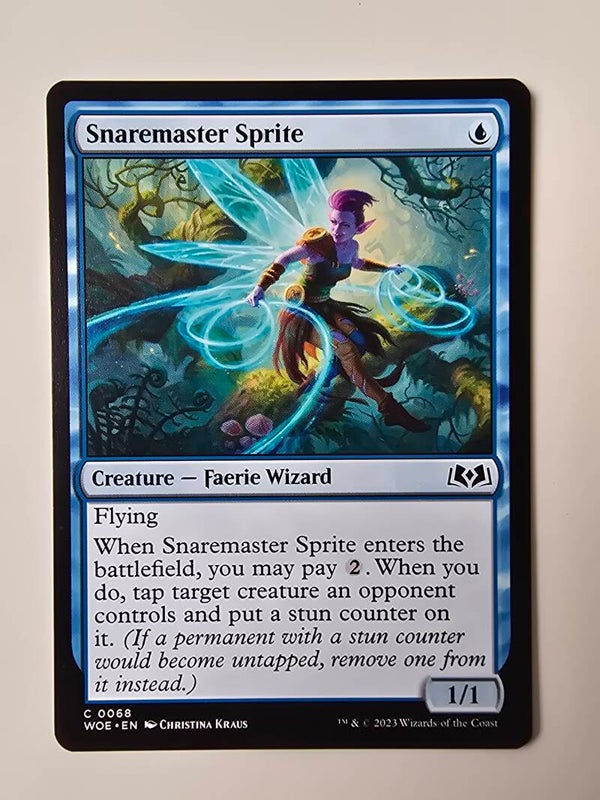 SNAREMASTER SPRITE (WOE) (C 0068) (MTG) (TRADING CARD)