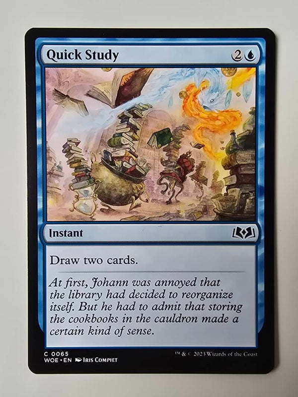 QUICK STUDY (WOE) (C 0065) (MTG) (TRADING CARD)