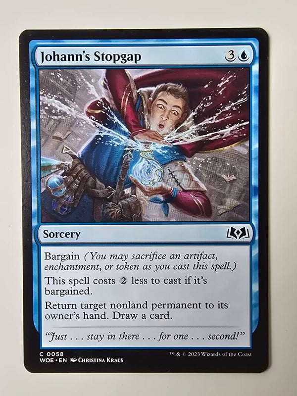 JOHANN'S STOPGAP (WOE) (C 0058) (MTG) (TRADING CARD)